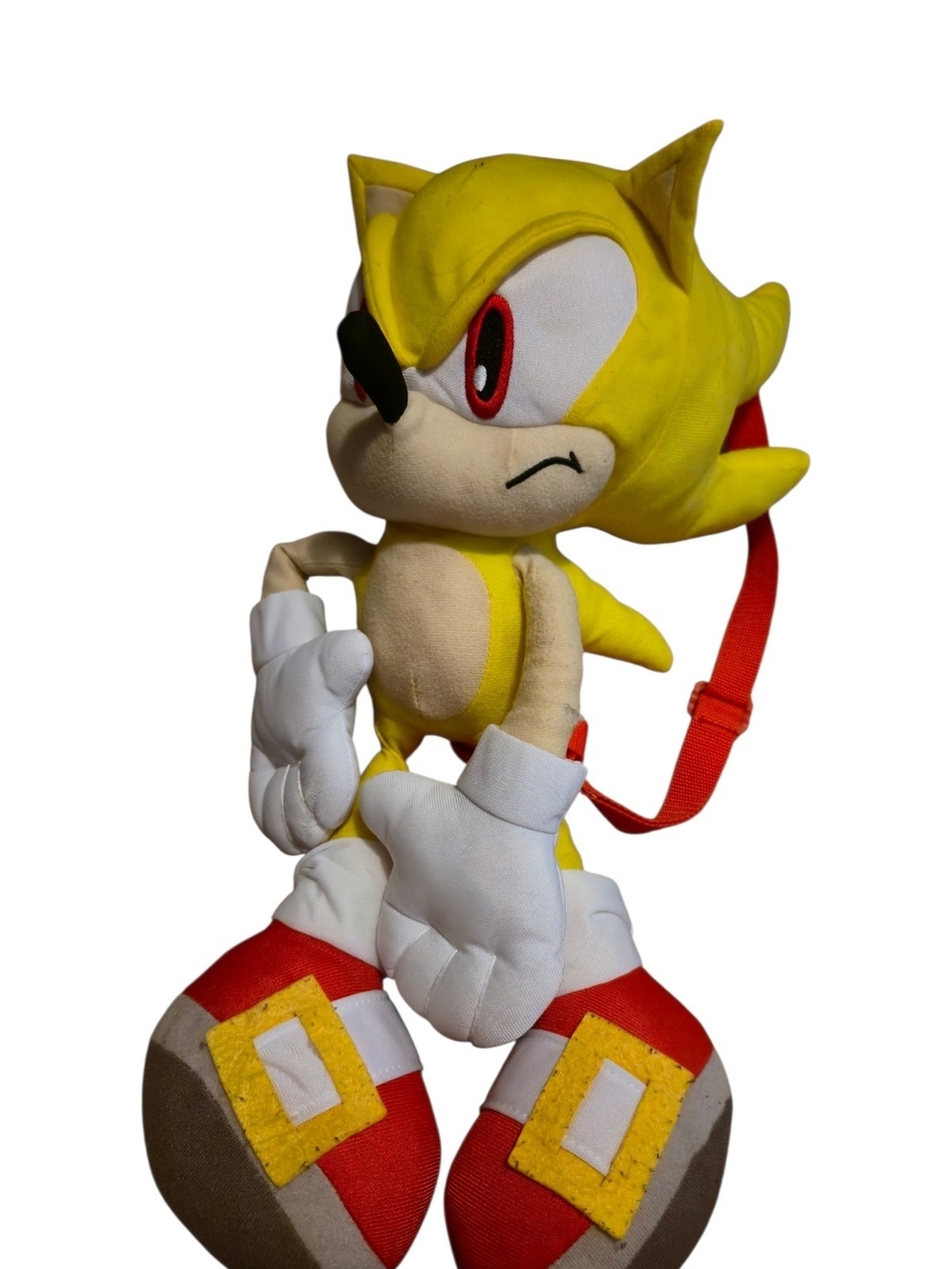 Sonic the Hedgehog Super Sonic plush backpack